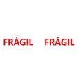 FITA EMBALAGEM BRANCA " FRAGIL" 48MM X 60 MT