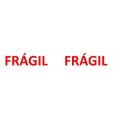 FITA EMBALAGEM BRANCA " FRAGIL" 48MM X 60 MT