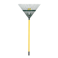 FT ANCINHO PARA FOLHAS 24 DENTES METALICO COM MOLA E CABO EM FIBRA