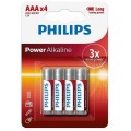 PHILIPS PILHA AAA BLISTER 4 UNIDADES
