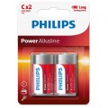 PHILIPS-PILHA ALCALINA C BLISTER 2 UNIDADES