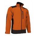 CASACO SOFTSHELL SAPONI LARANJA  / PRETO 