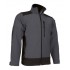 CASACO SOFTSHELL SAPONI CINZA CARVAO PRETO