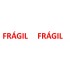 FITA EMBALAGEM BRANCA " FRAGIL" 48MM X 60 MT