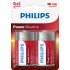 PHILIPS PILHA D BLISTER 2 UNIDADES 