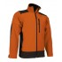 CASACO SOFTSHELL SAPONI LARANJA  / PRETO 