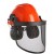 CLIMAX KIT PROTEÇÃO CAPACETE + VISEIRA COM REDE + PROTETOR AUDITIVO