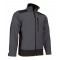 CASACO SOFTSHELL SAPONI CINZA CARVAO PRETO