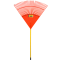 FT ANCINHO PARA  FOLHAS PLASTICO COM CABO EM FIBRA 