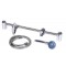KIT RAMPA 60 CM + CHUVEIRO 3 POSIÇOES + BICHA 1.50MT