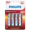 PHILIPS PILHA AA BLISTER 4 UNIDADES